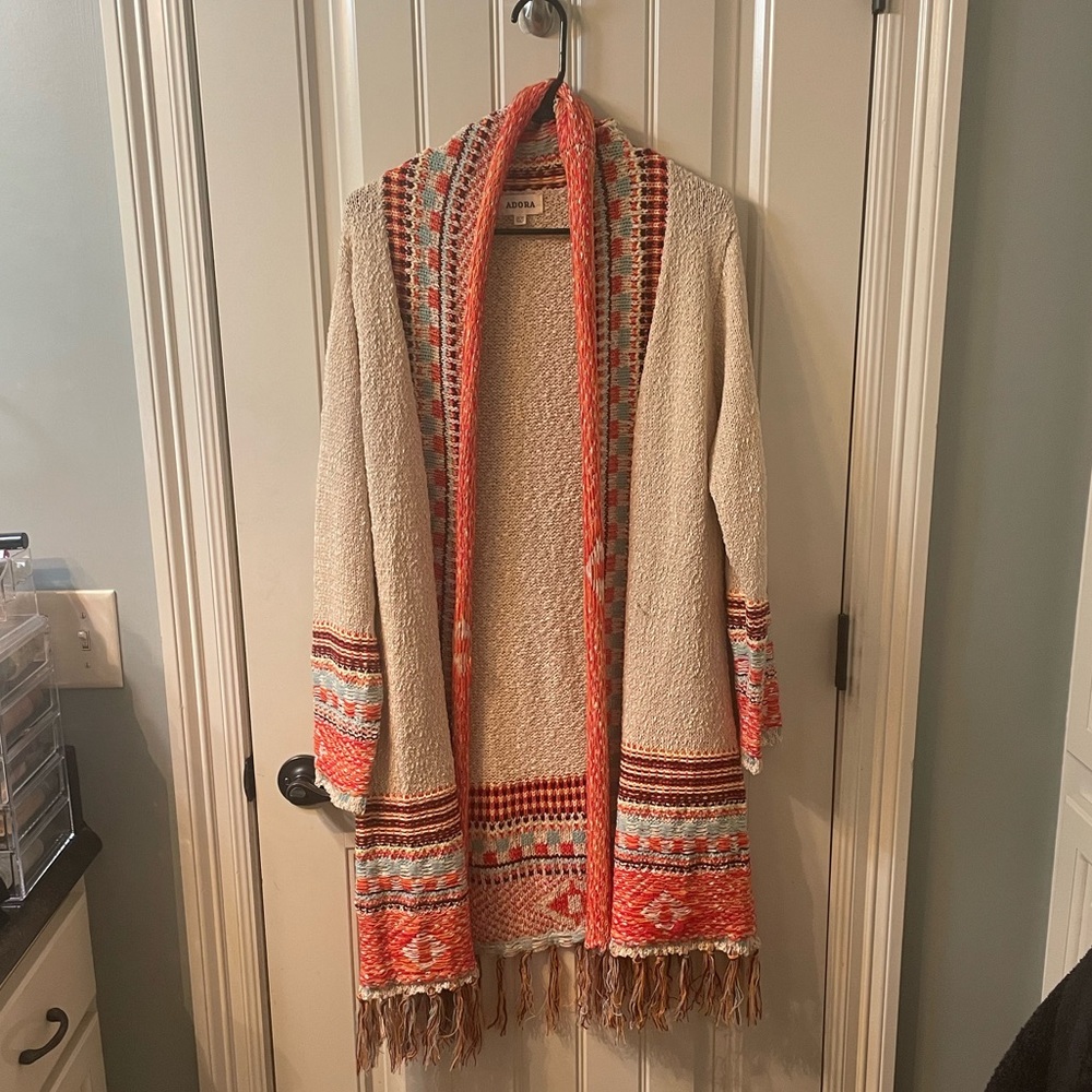 Fun colored cardigan